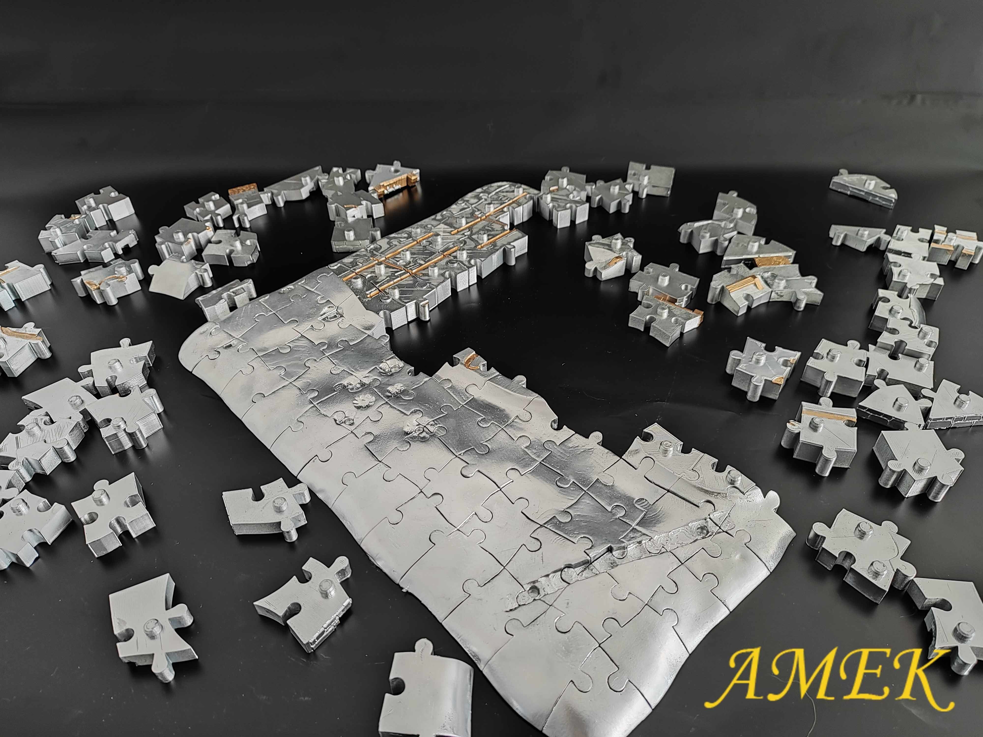 3D Puzzles Hagrids Hut 3D print model_14