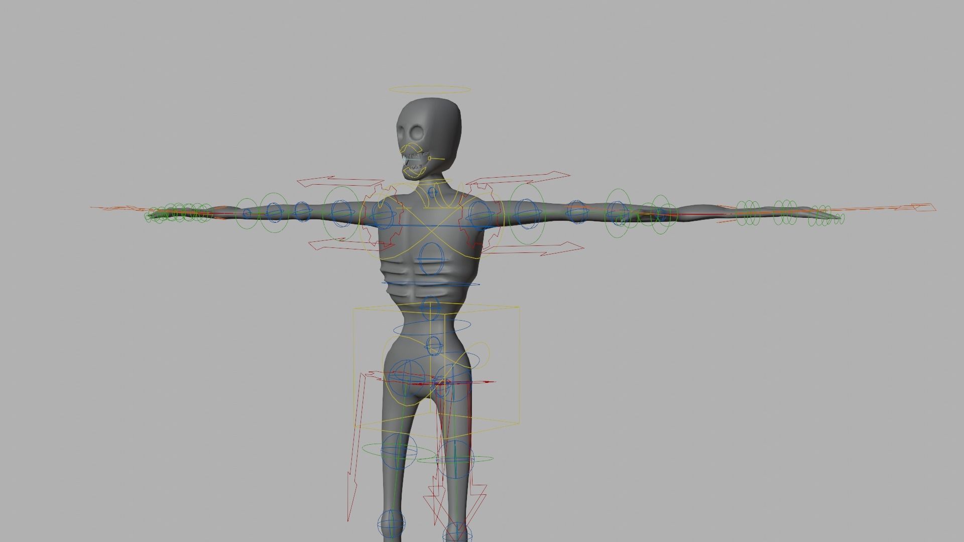 Lowpoly monster V2 Low-poly 3D model_8