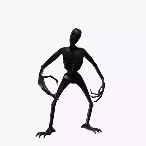 Lowpoly monster V2 Low-poly 3D model