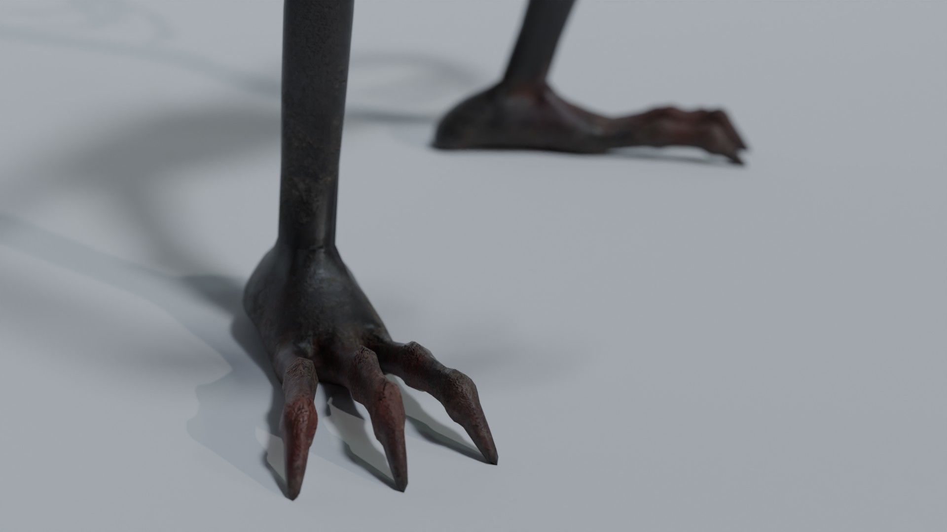 Lowpoly monster V2 Low-poly 3D model_6