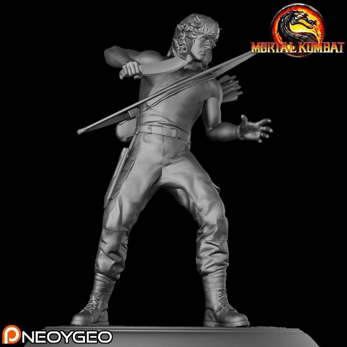 RAMBO - MORTAL KOMBAT 3D print model_2