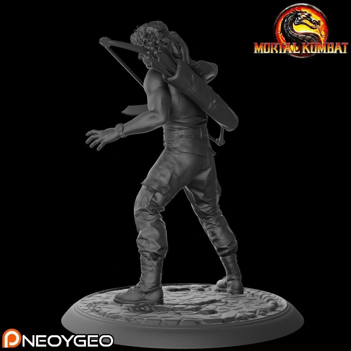 RAMBO - MORTAL KOMBAT 3D print model_1