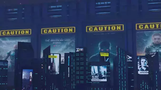 Sci-fi Buildings Pack 10