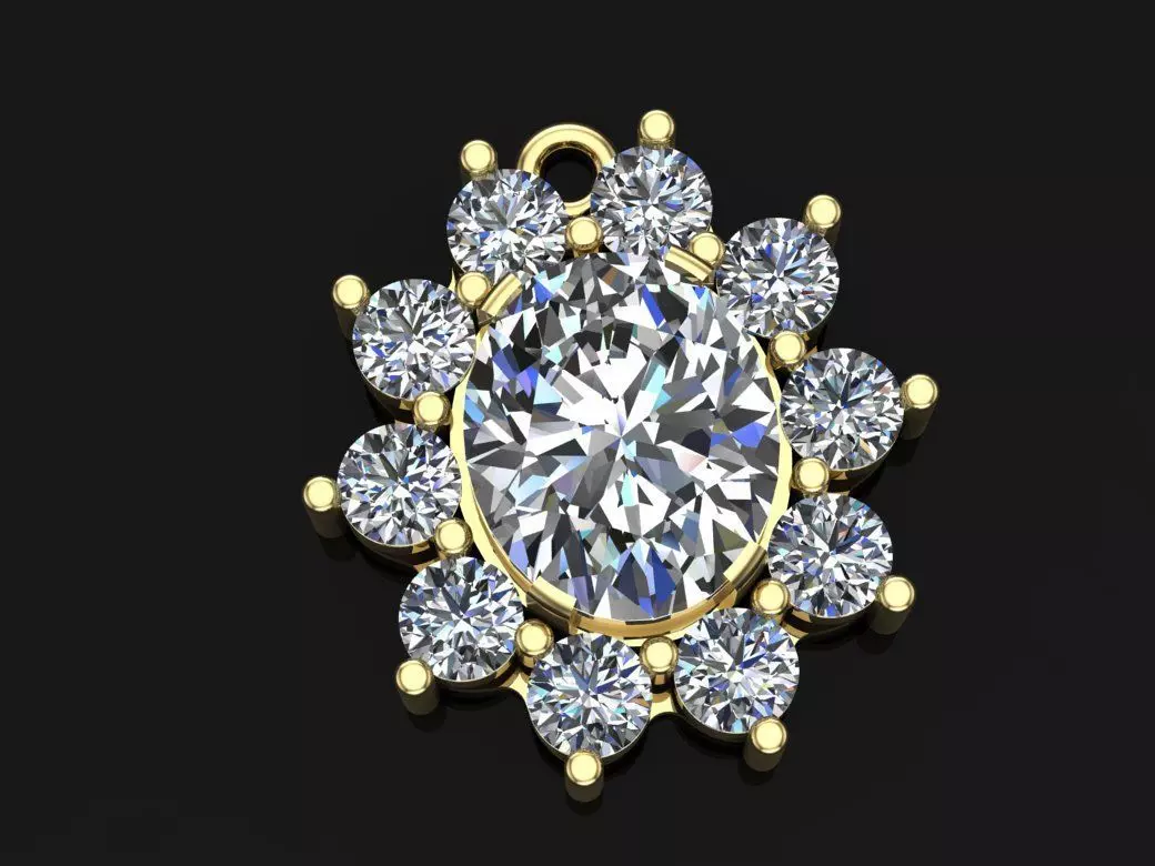 Pendant 3D print model_0