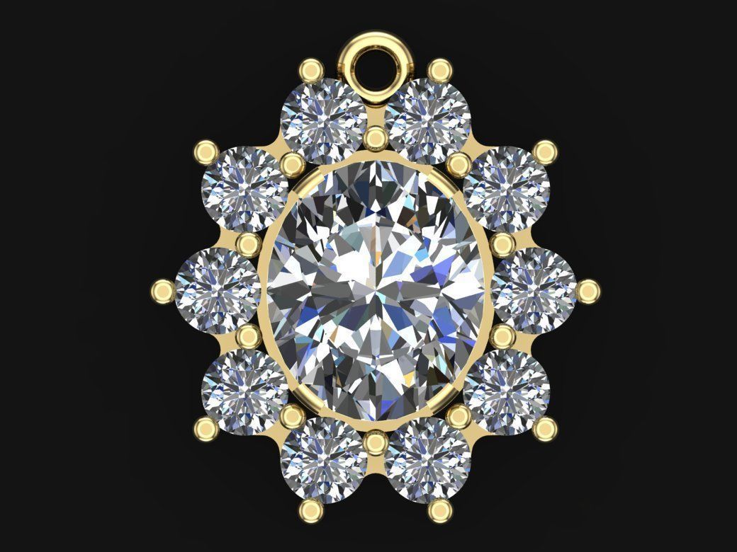 Pendant 3D print model_2