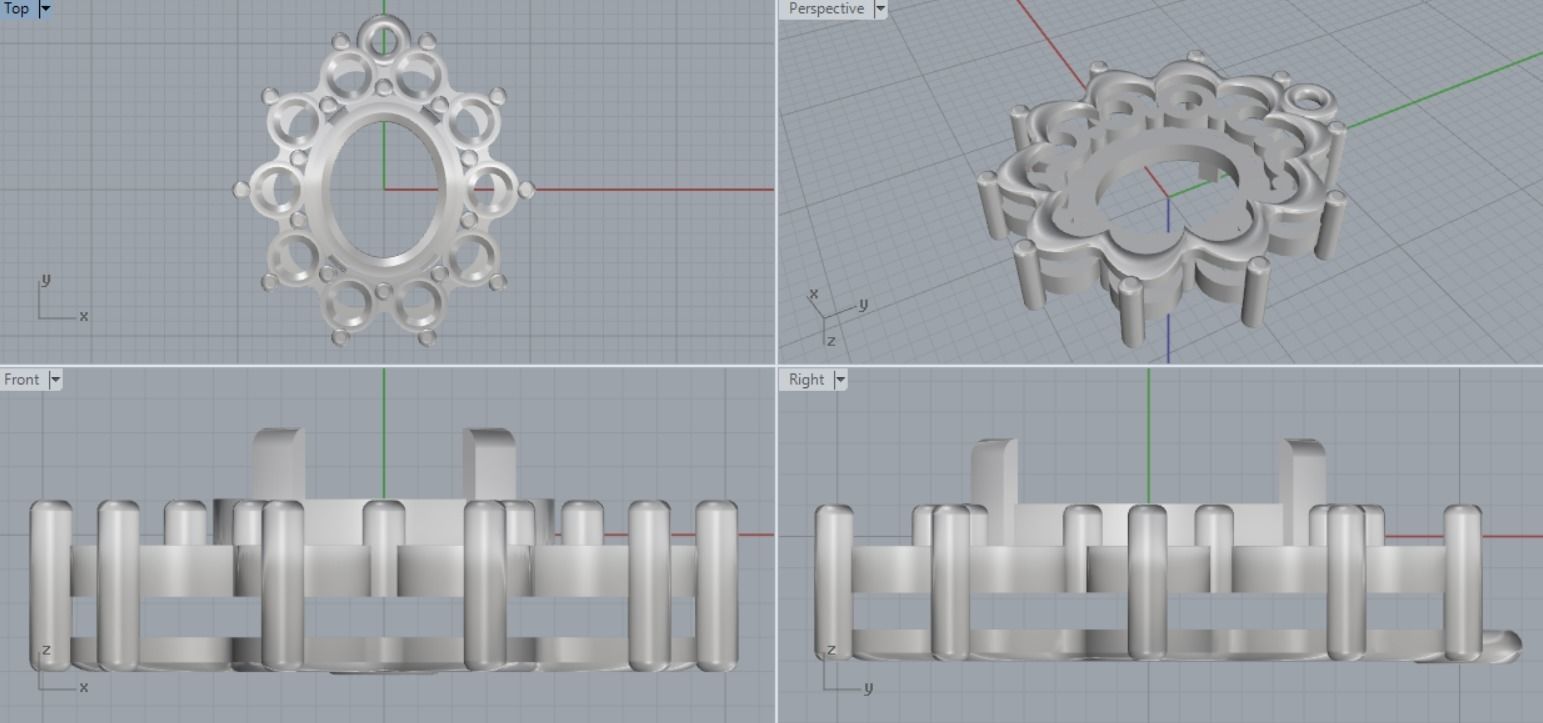 Pendant 3D print model_6