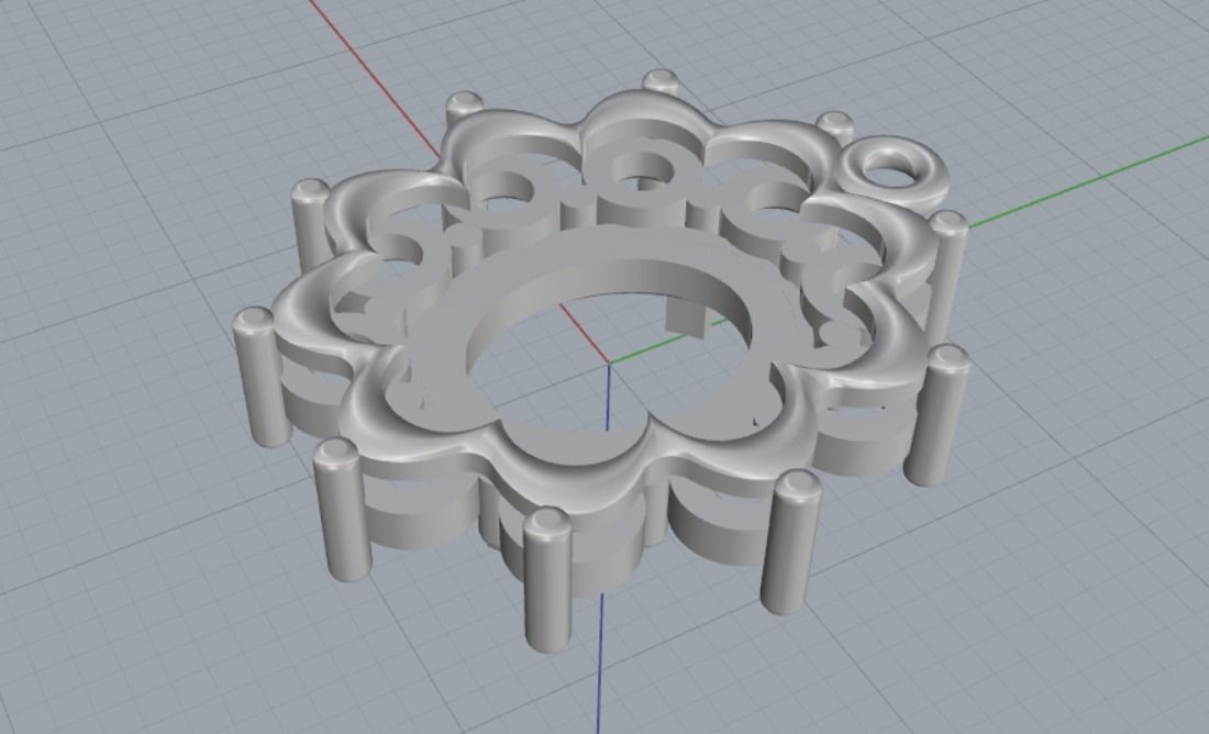 Pendant 3D print model_11