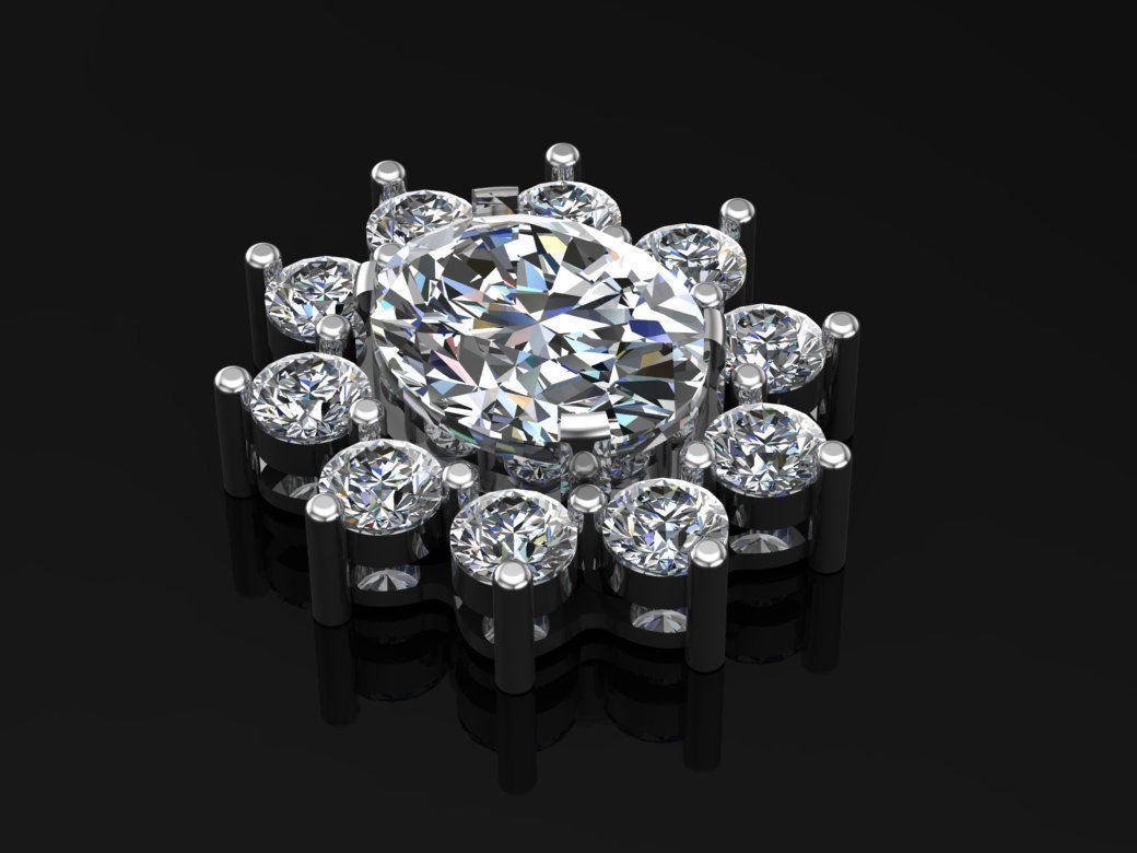 Pendant 3D print model_4