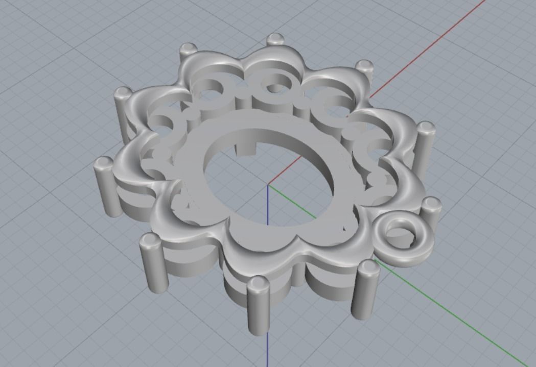 Pendant 3D print model_8