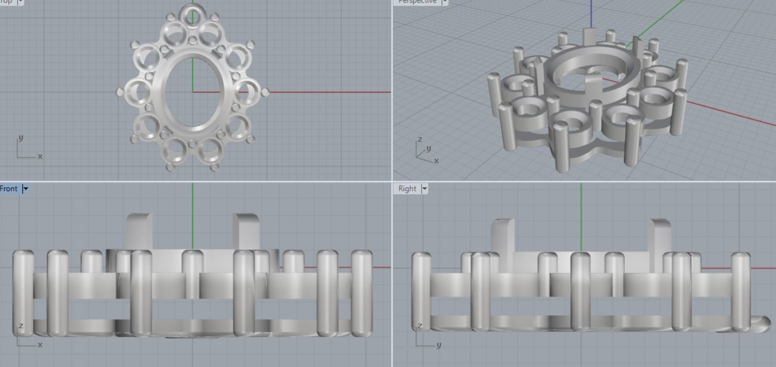 Pendant 3D print model_9