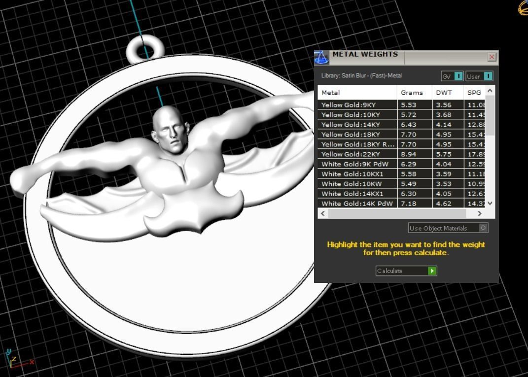 Pendant bodybuilding 3D print model_17