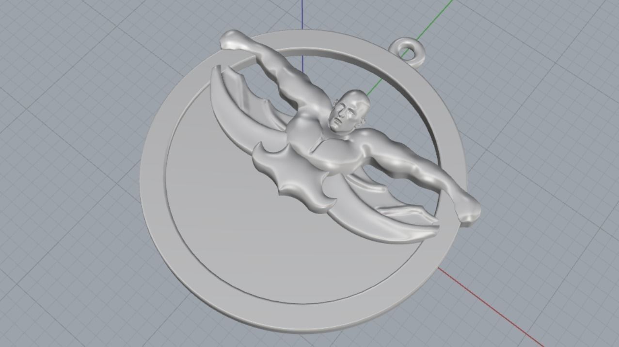 Pendant bodybuilding 3D print model_15
