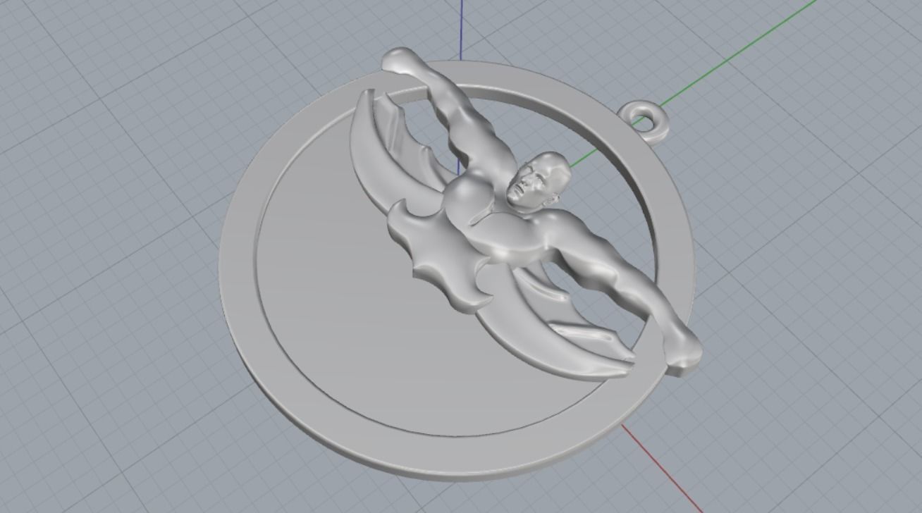 Pendant bodybuilding 3D print model_12