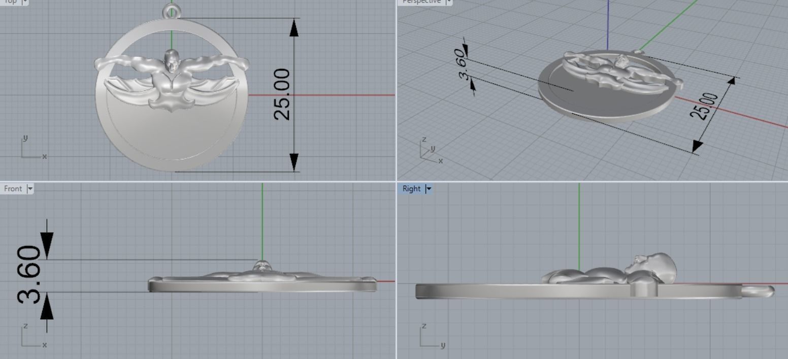 Pendant bodybuilding 3D print model_16