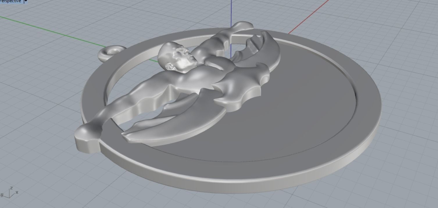 Pendant bodybuilding 3D print model_11