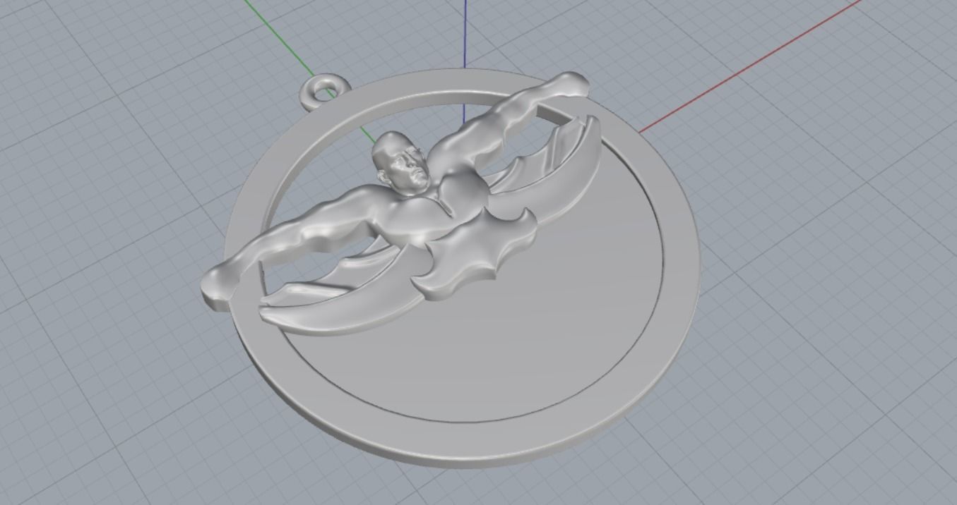 Pendant bodybuilding 3D print model_14