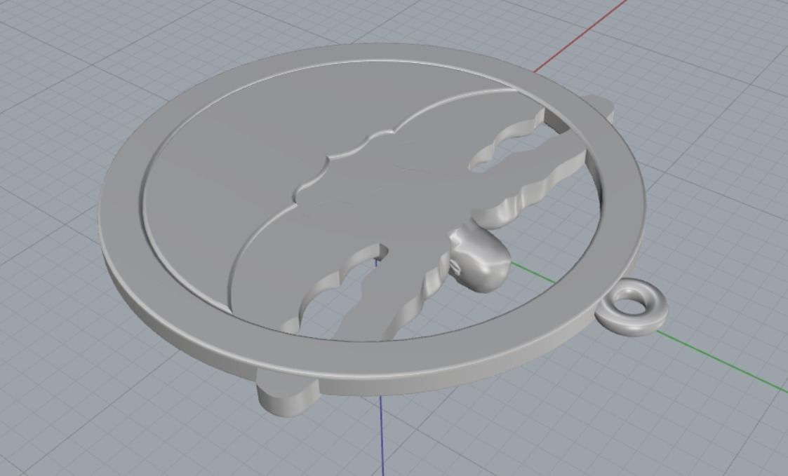 Pendant bodybuilding 3D print model_10