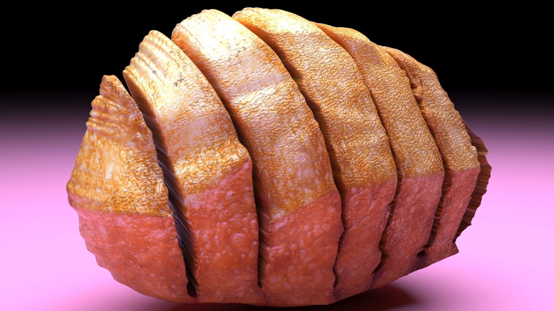 Chinese Bread 3D model_5
