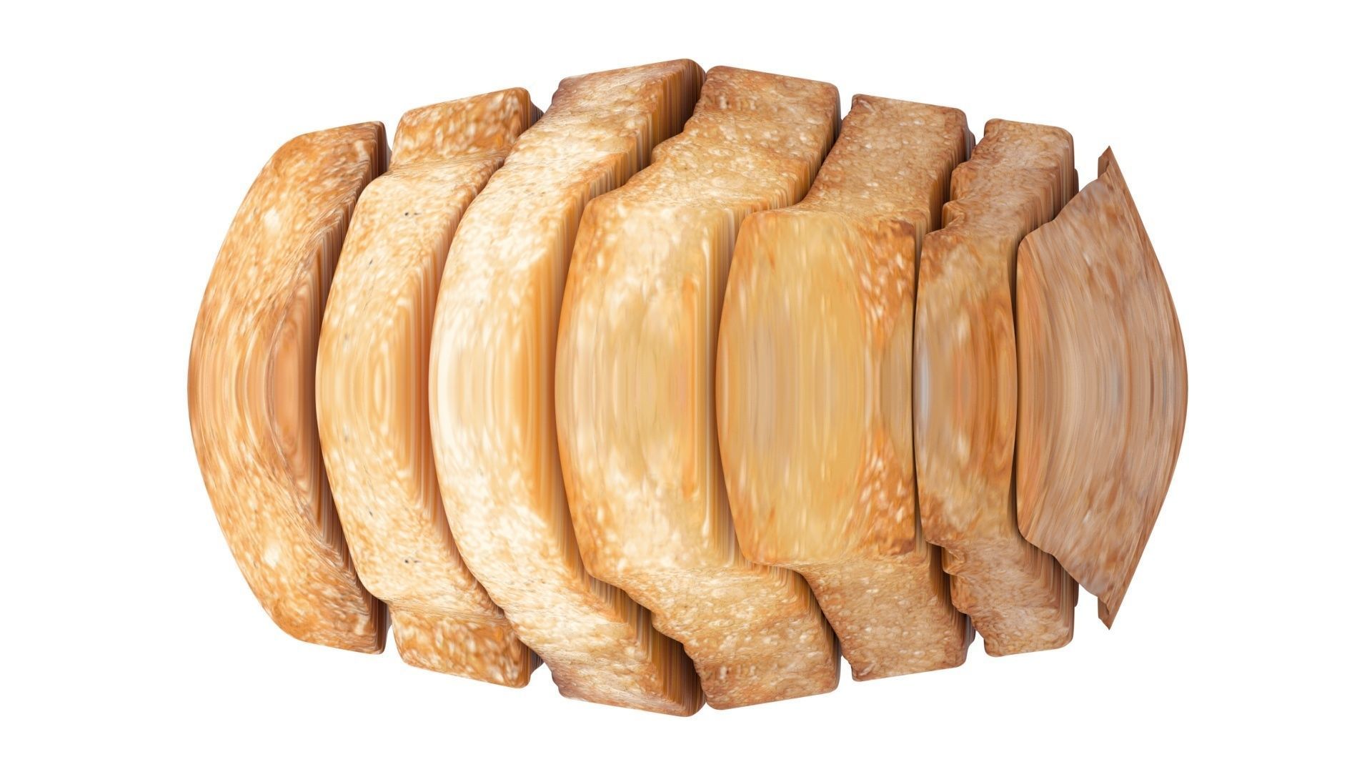 Chinese Bread 3D model_13