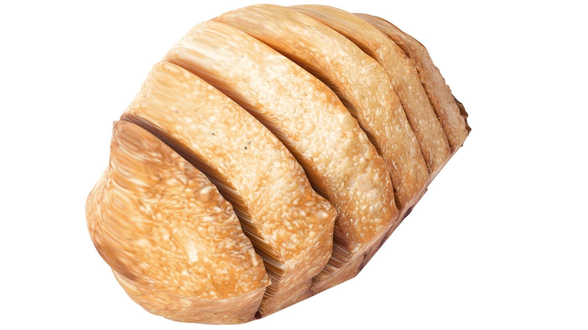 Chinese Bread 3D model_7