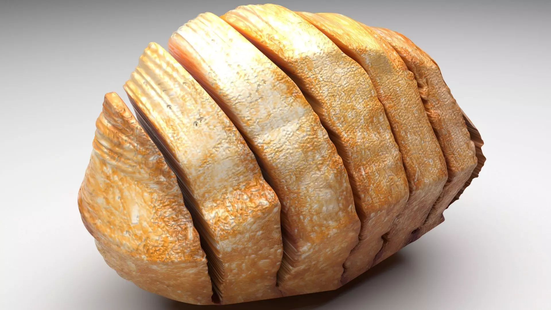Chinese Bread 3D model_0