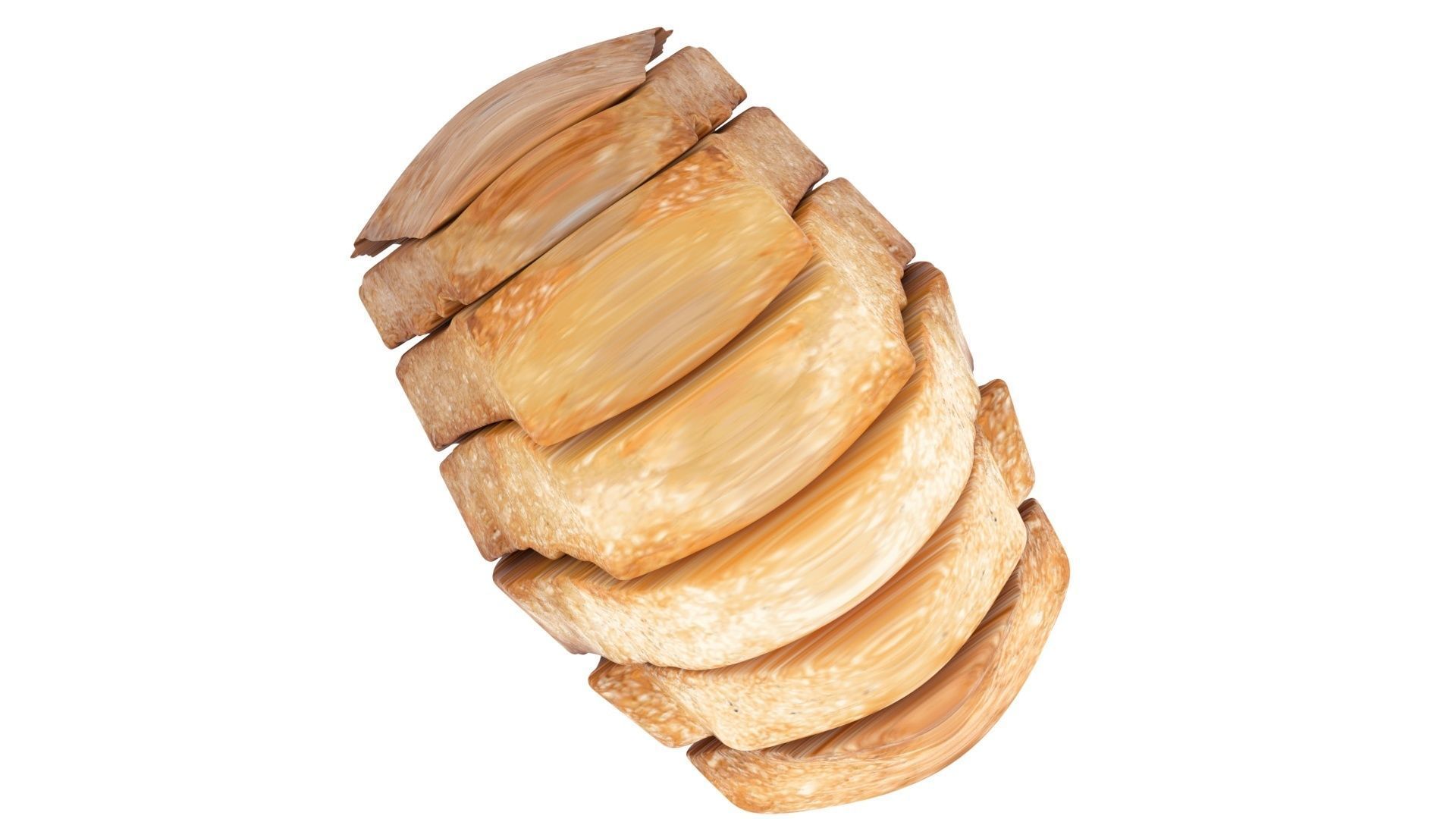 Chinese Bread 3D model_11