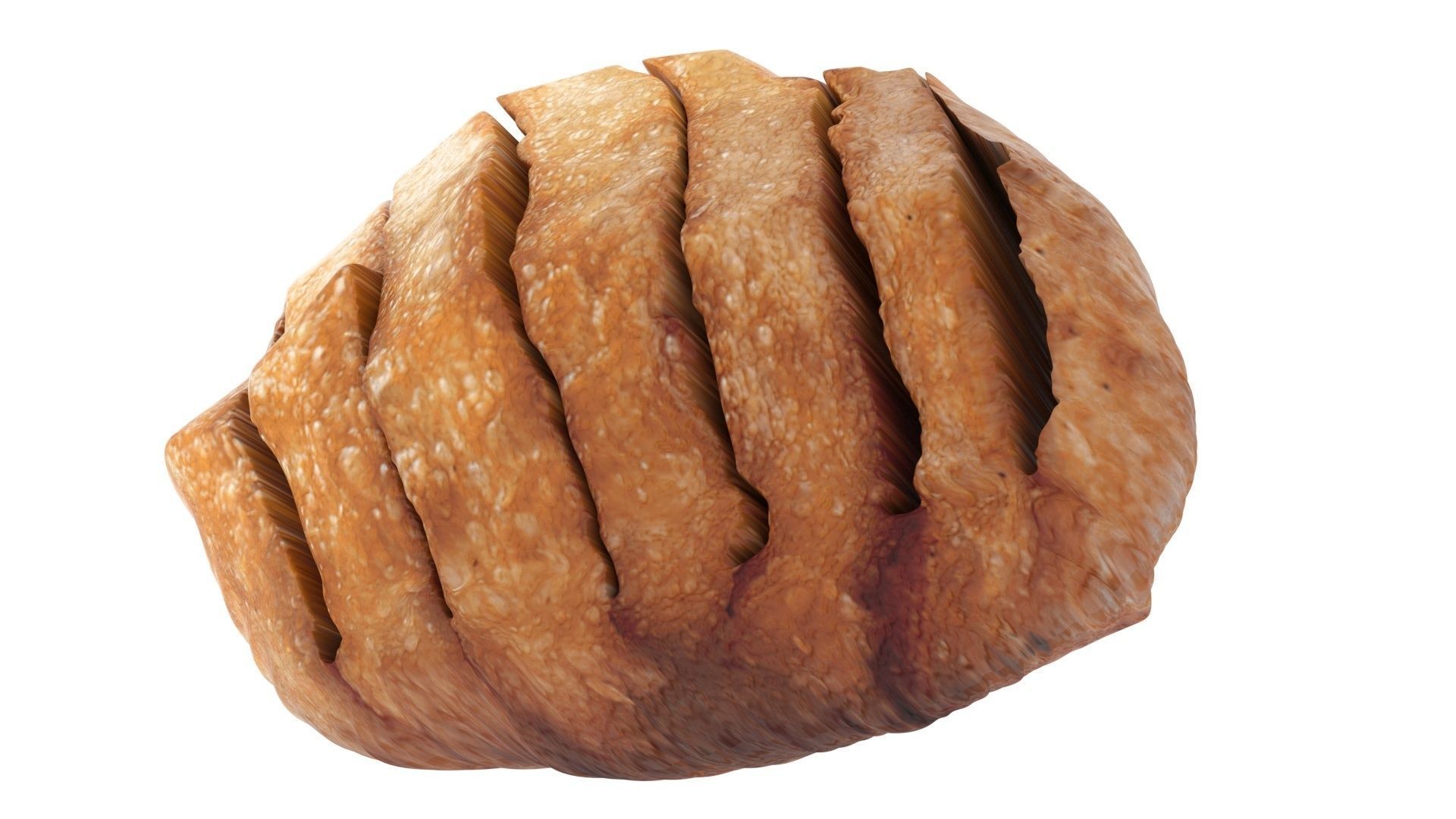 Chinese Bread 3D model_8