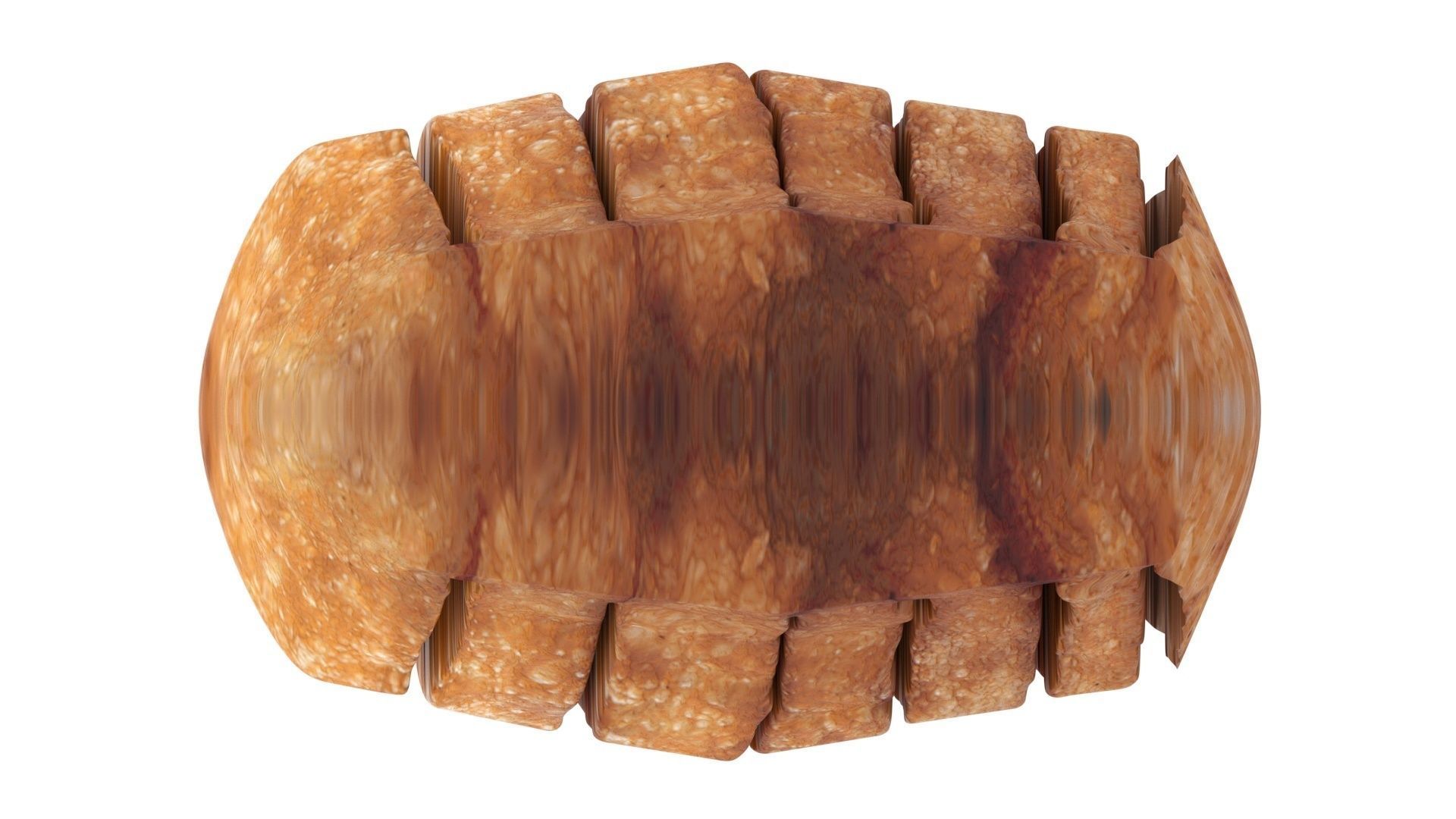 Chinese Bread 3D model_16