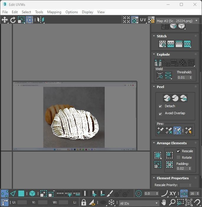 Chinese Bread 3D model_26