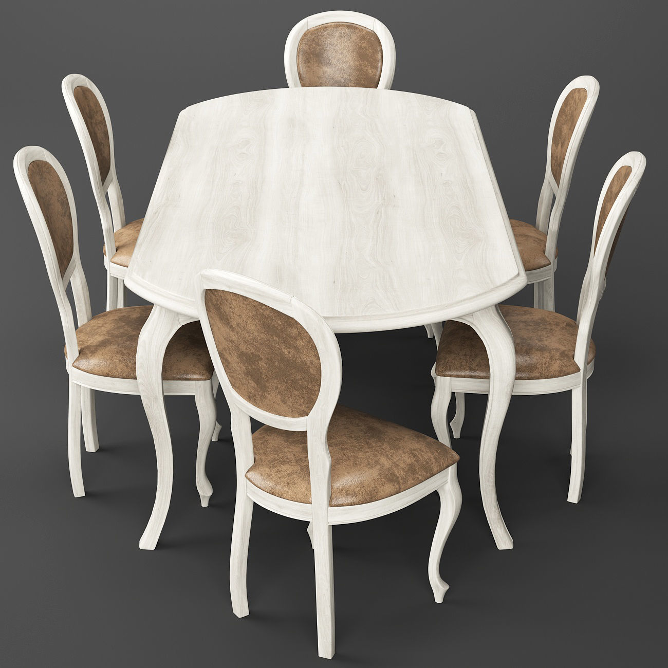 Dining set 46 3D model_1