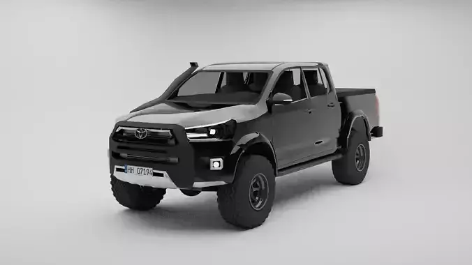 Toyota Hilux AT35 3D model