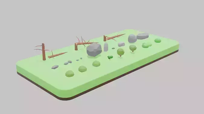 Low poly nature collection 2