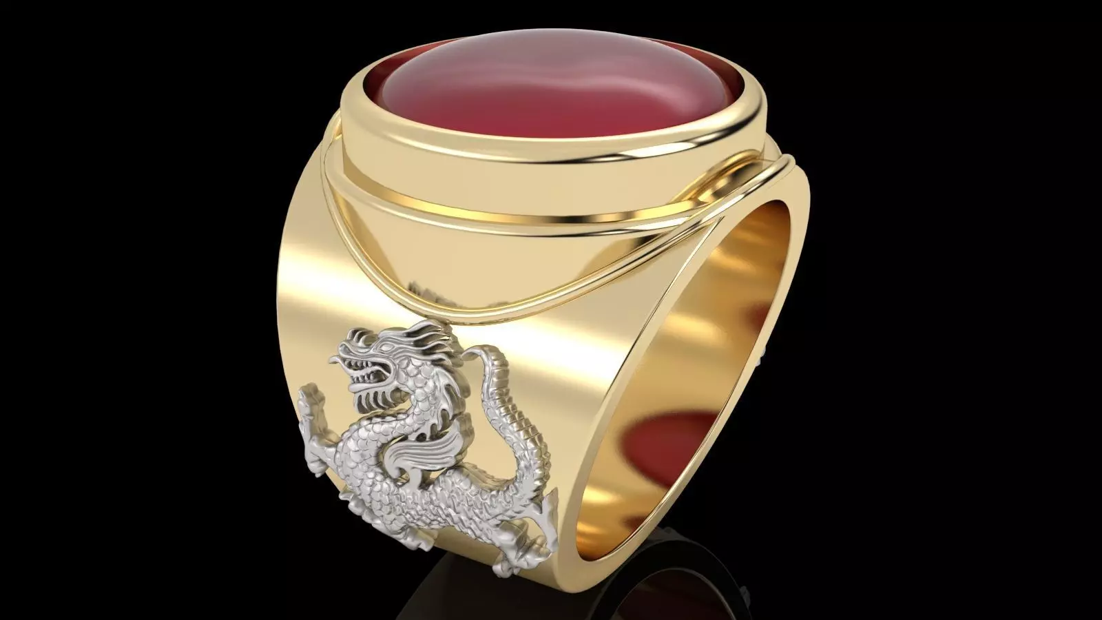 Dragon Ring 3D print model