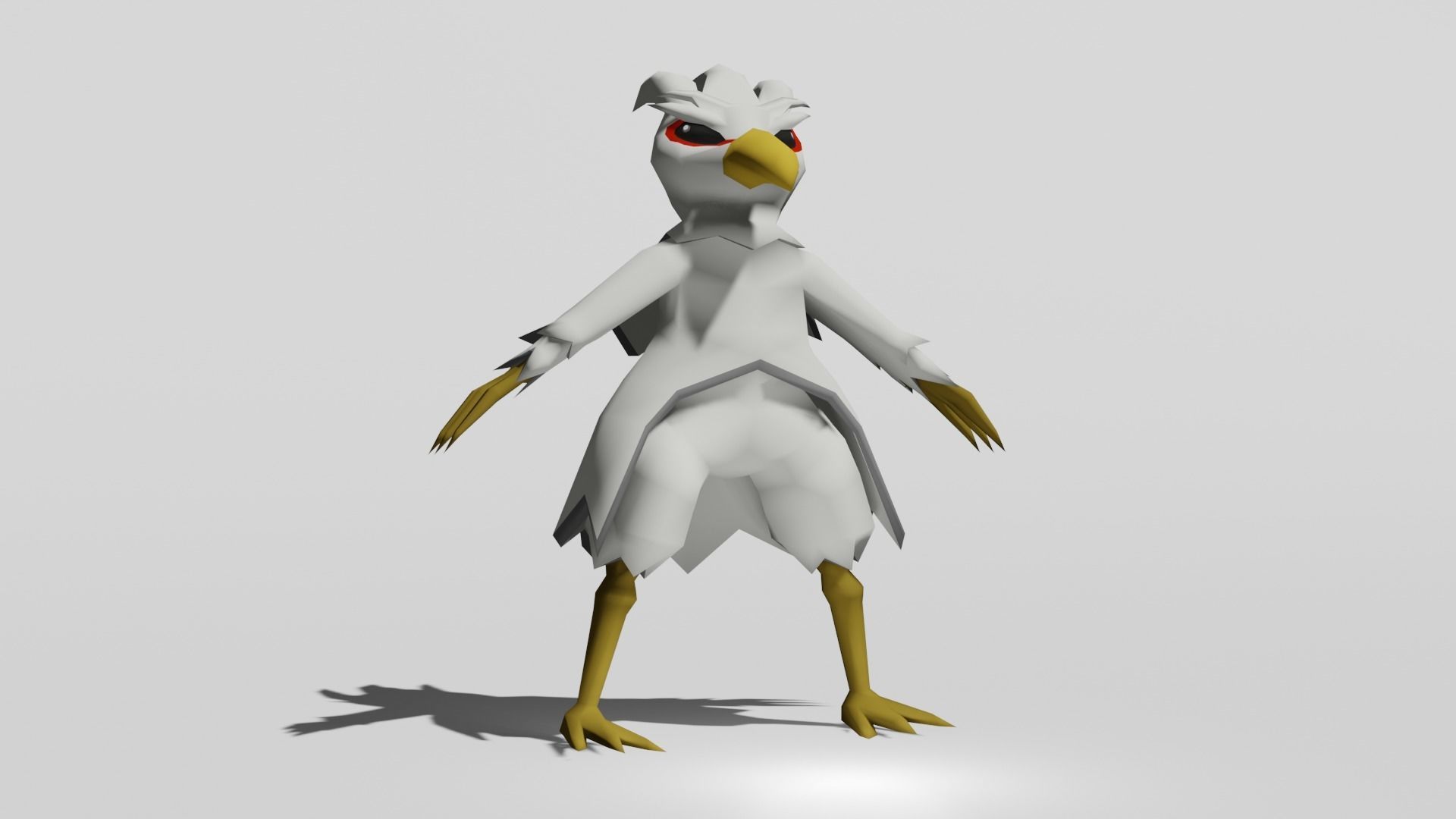 Monster Evolution Low Poly Low-poly 3D model_1