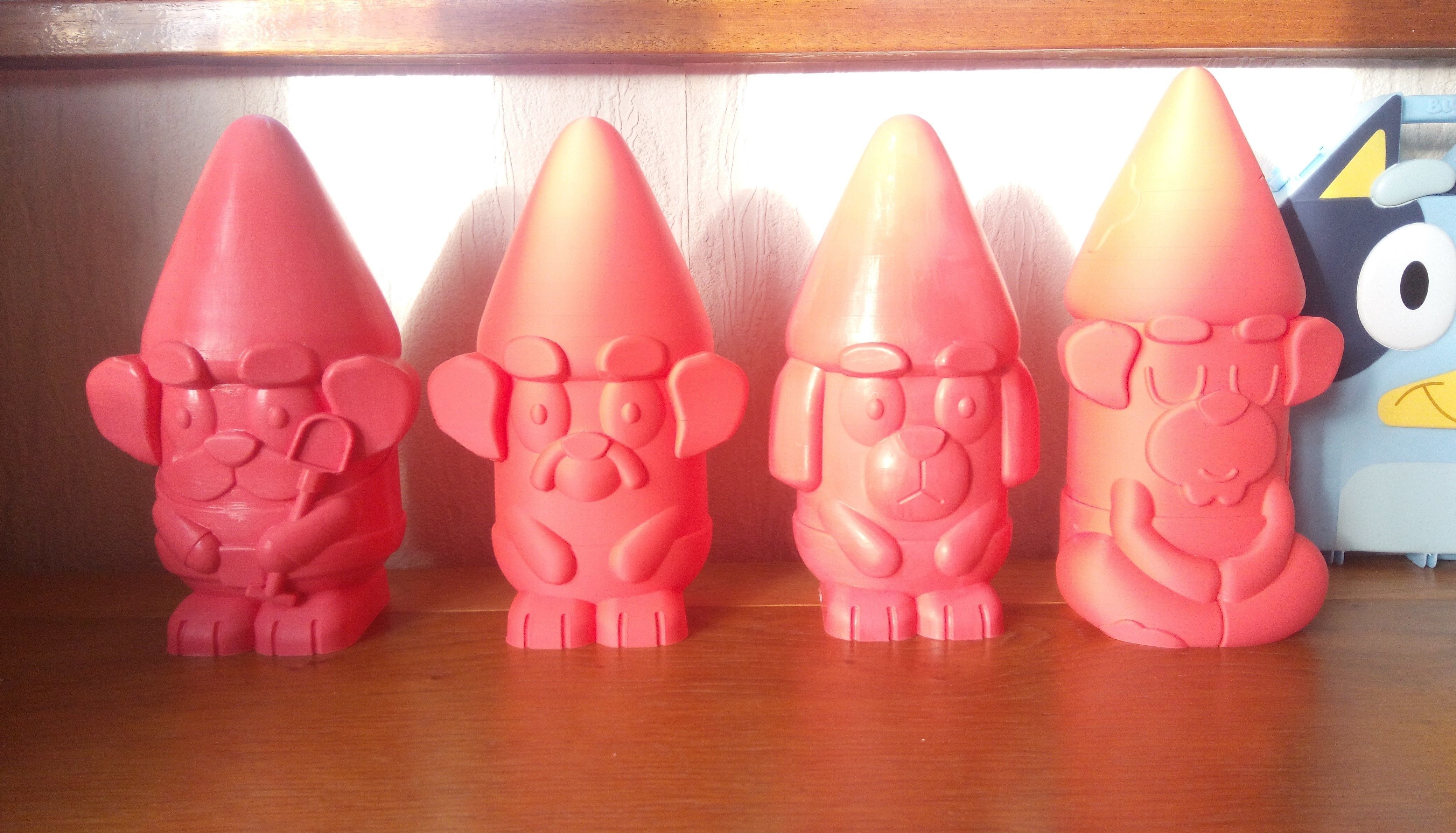 Bluey Garden Gnomes 3D Model Collection_7