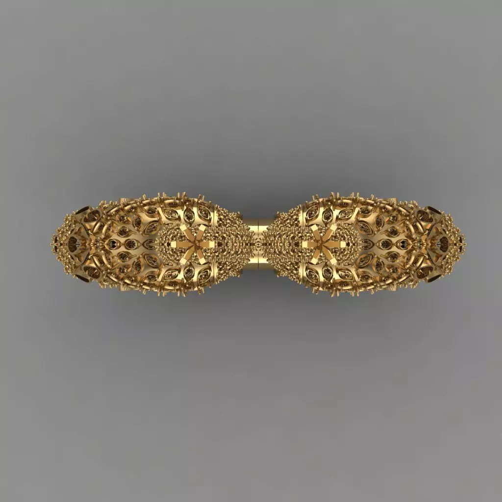 Peacock Bracelet Women 3d print model 3D print model_0