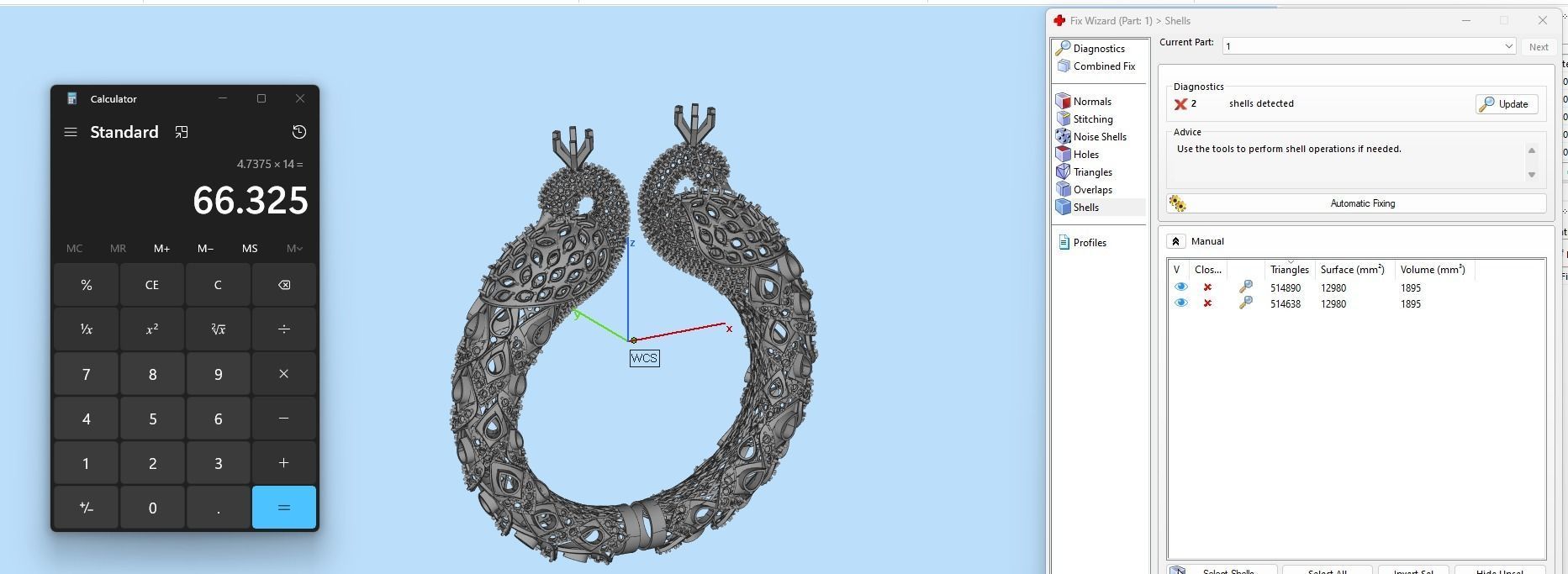 Peacock Bracelet Women 3d print model 3D print model_7