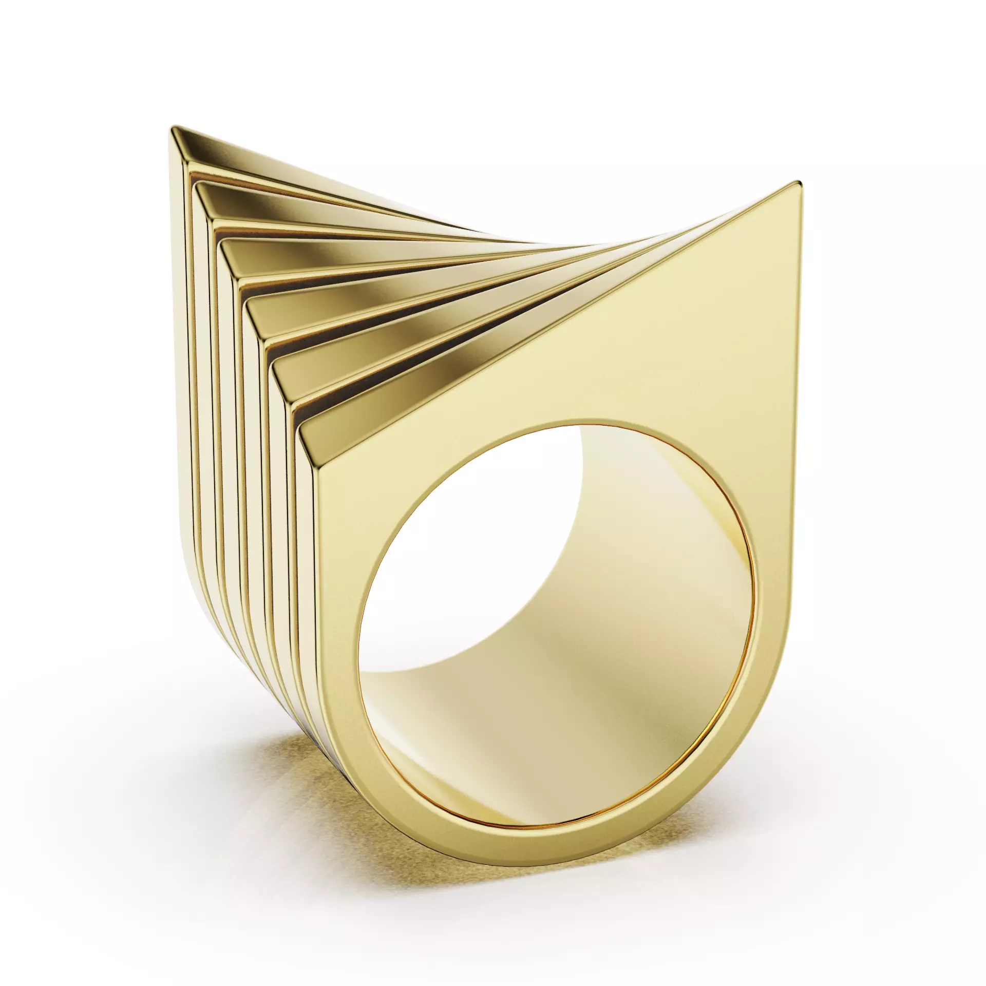 Geometric ring 2024-001 3D print model