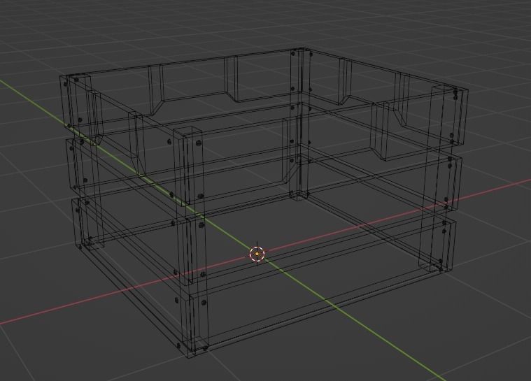 Wooden Crate Free low-poly 3D model_2