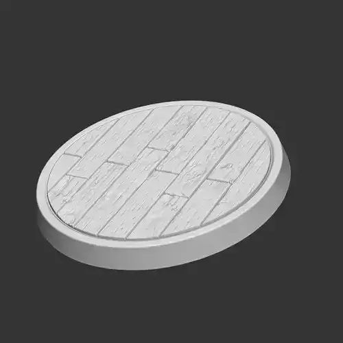 Universal base with wooden planks Free 3D print model