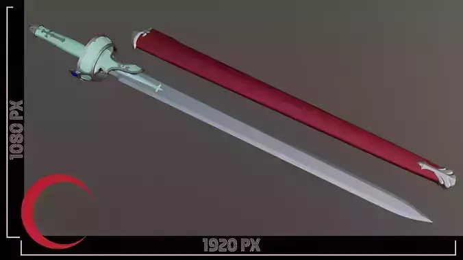 Asuna Sword Lambent Light Sword Art Online  3D print model