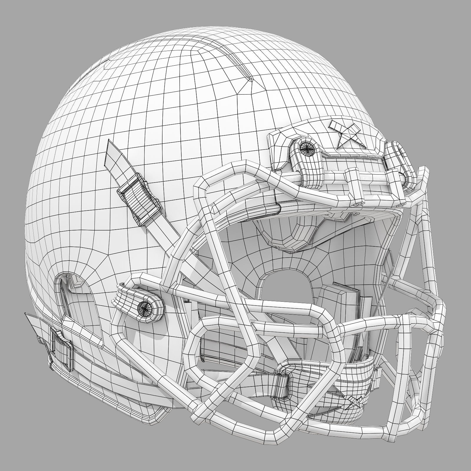 Xenith x2e helmet 3D model_11