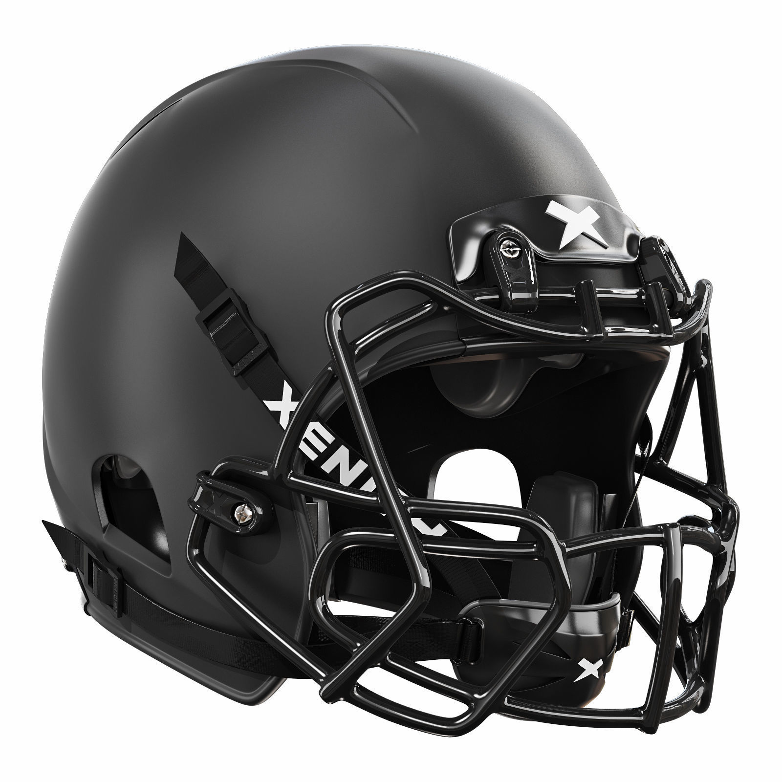 Xenith x2e helmet 3D model_2