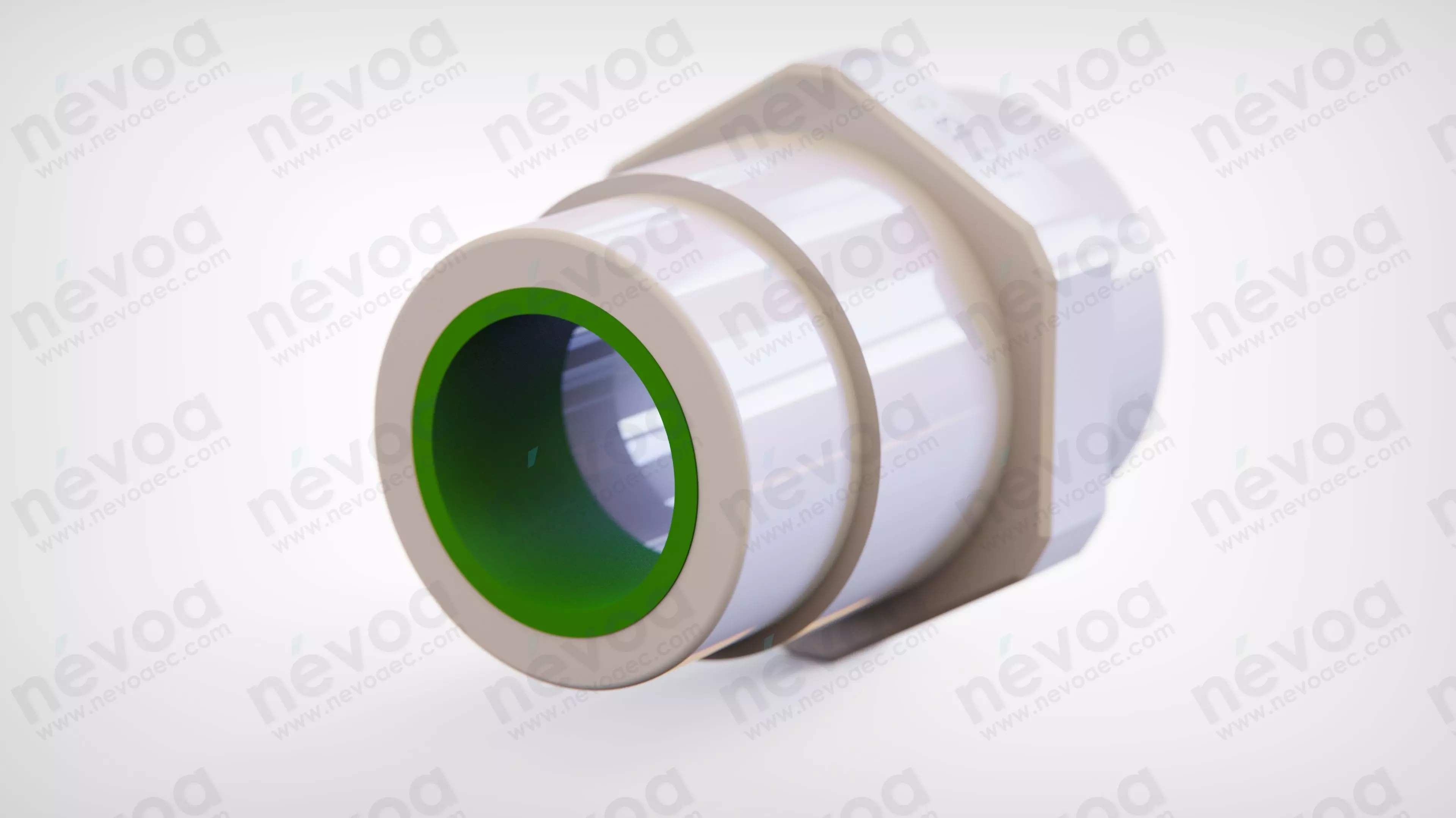 Cable gland - HSK-K-PVDF - PG 13-5 - 1299130014 - Hummel AG 3D model