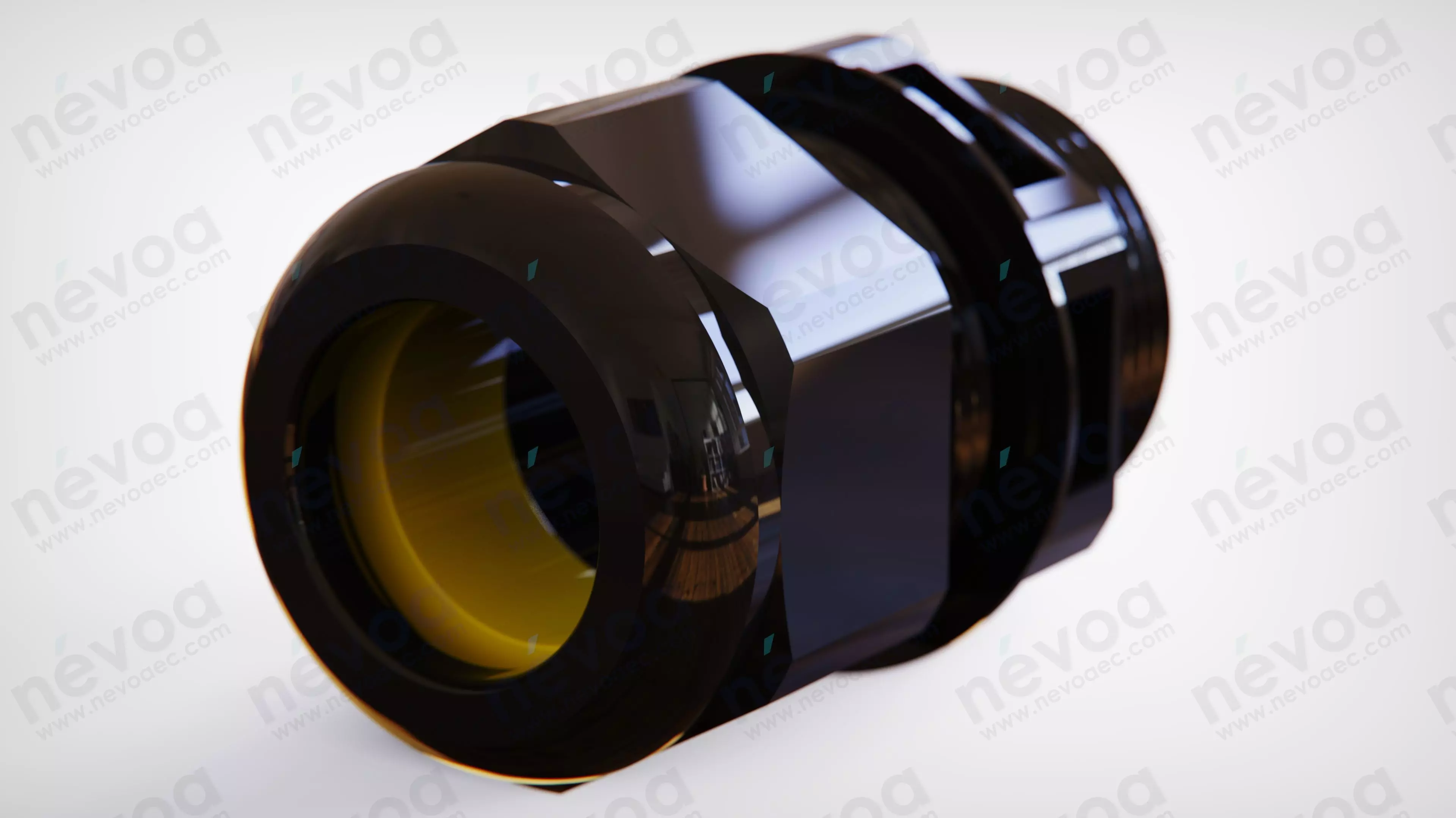 Cable gland - ESKE-1-e 25 - M25x1-5 - 10103366 - WISKA 3D model_0