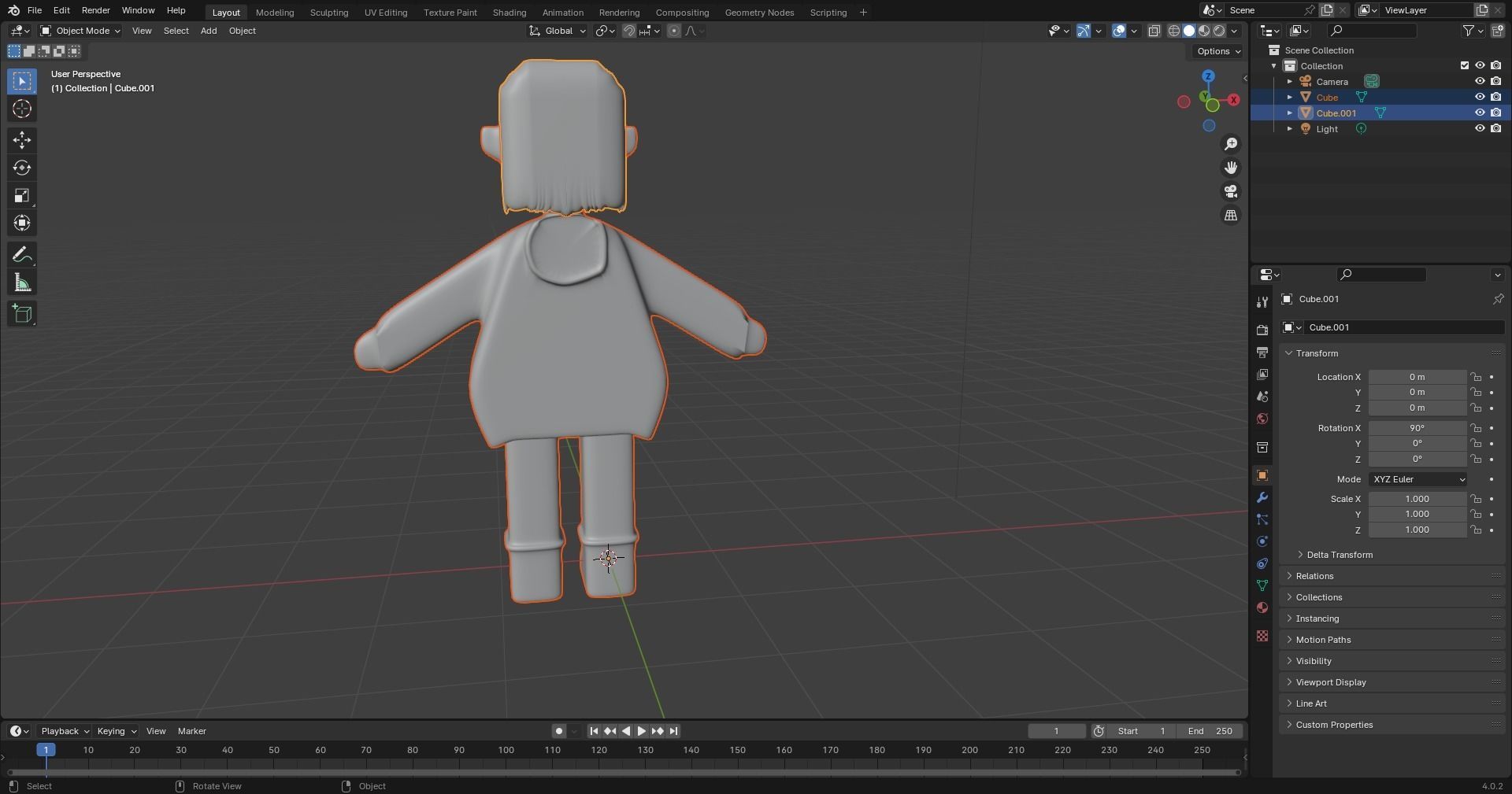 Urban Doll 3D print model_1