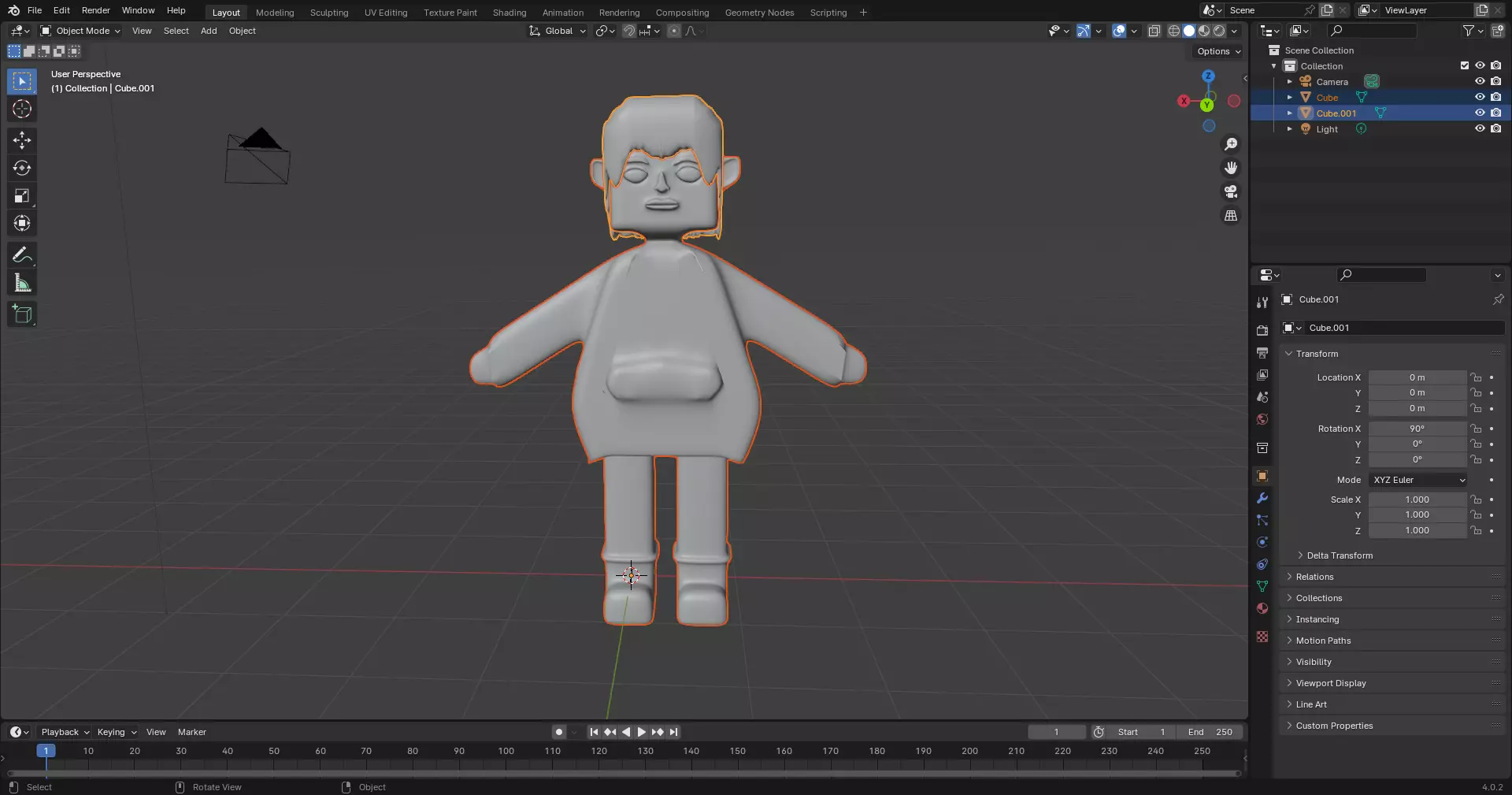 Urban Doll 3D print model_0