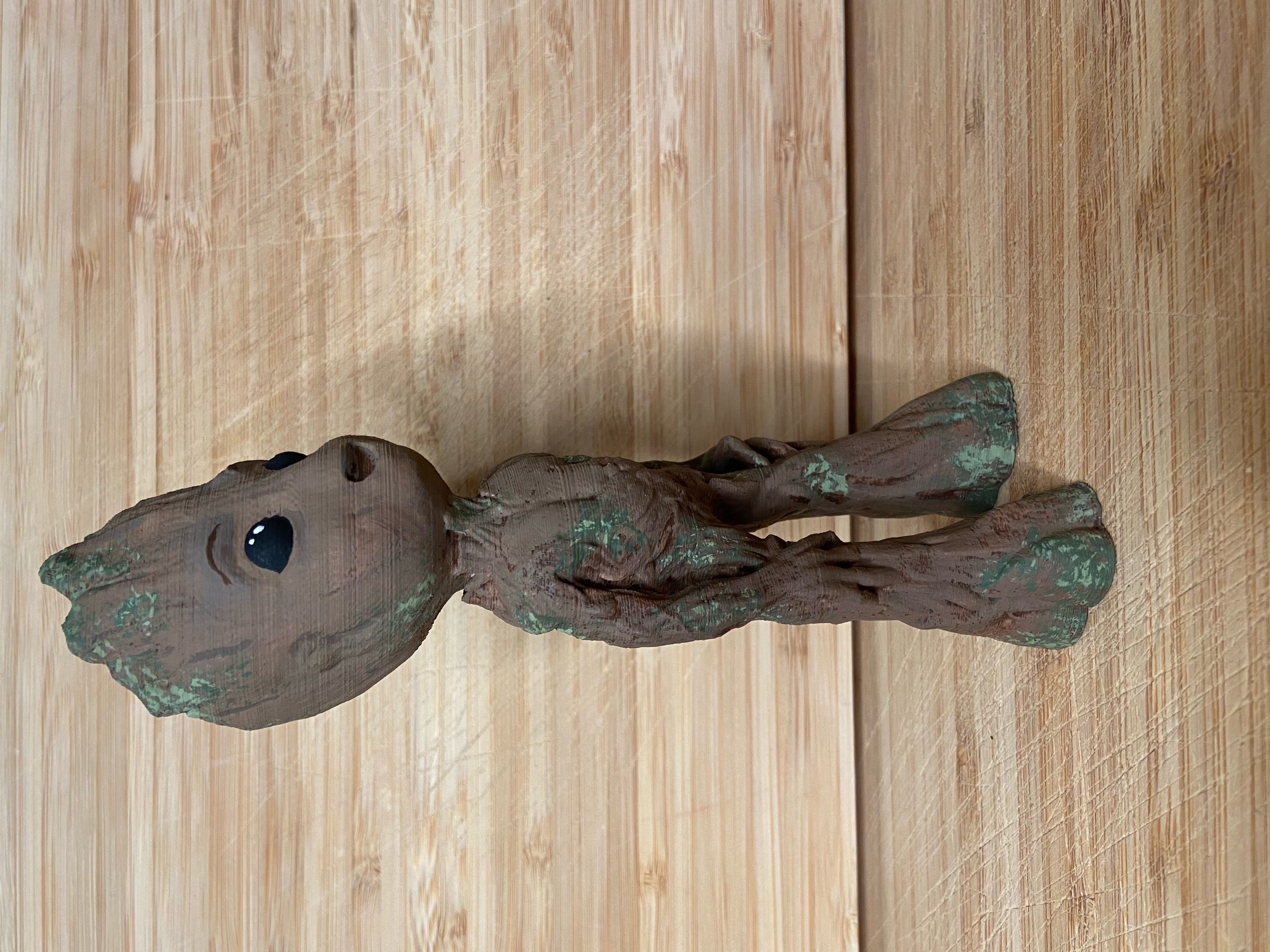 Baby Groot Standing up 3D print model_10