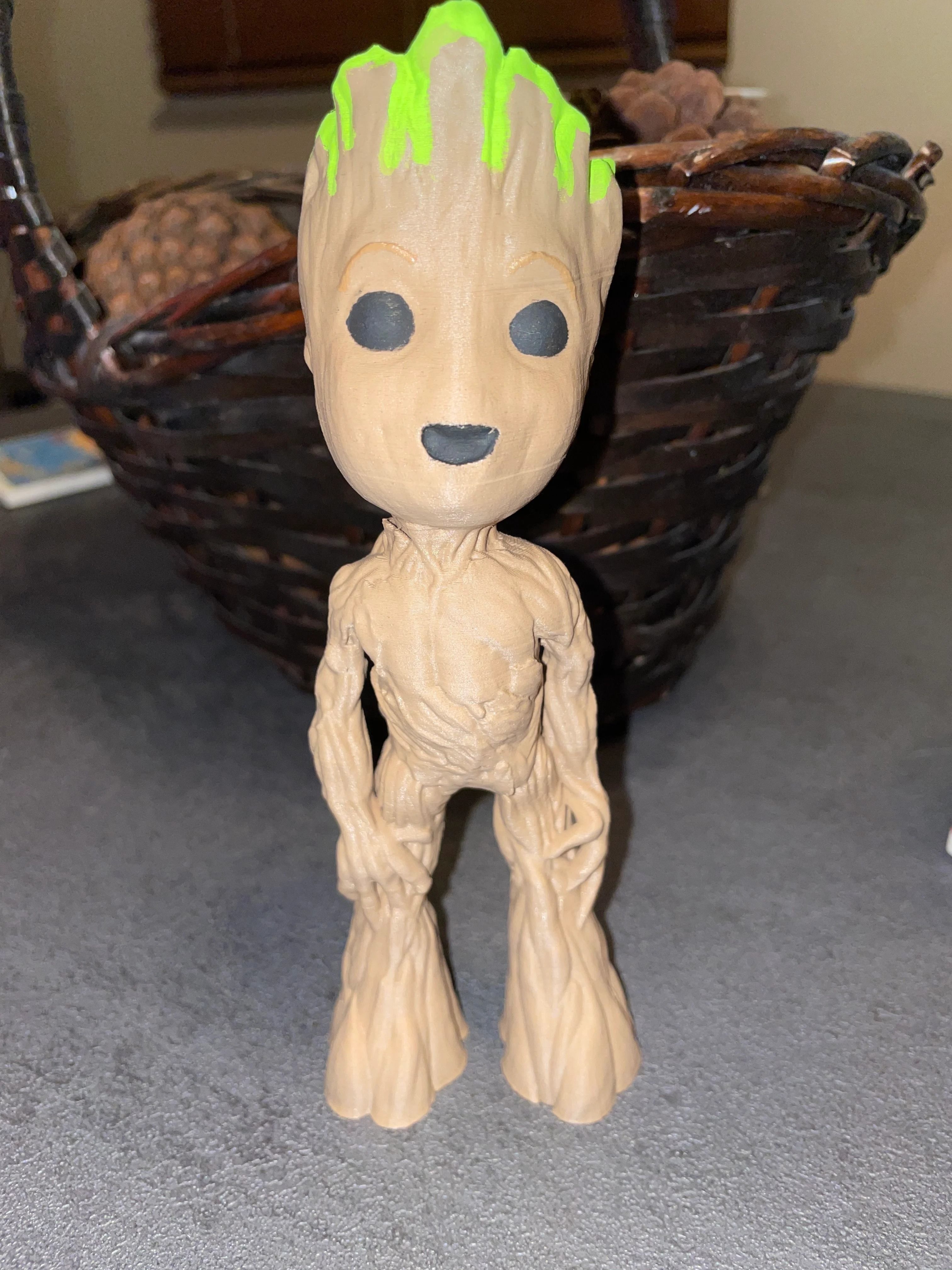 Baby Groot Standing up 3D print model_12