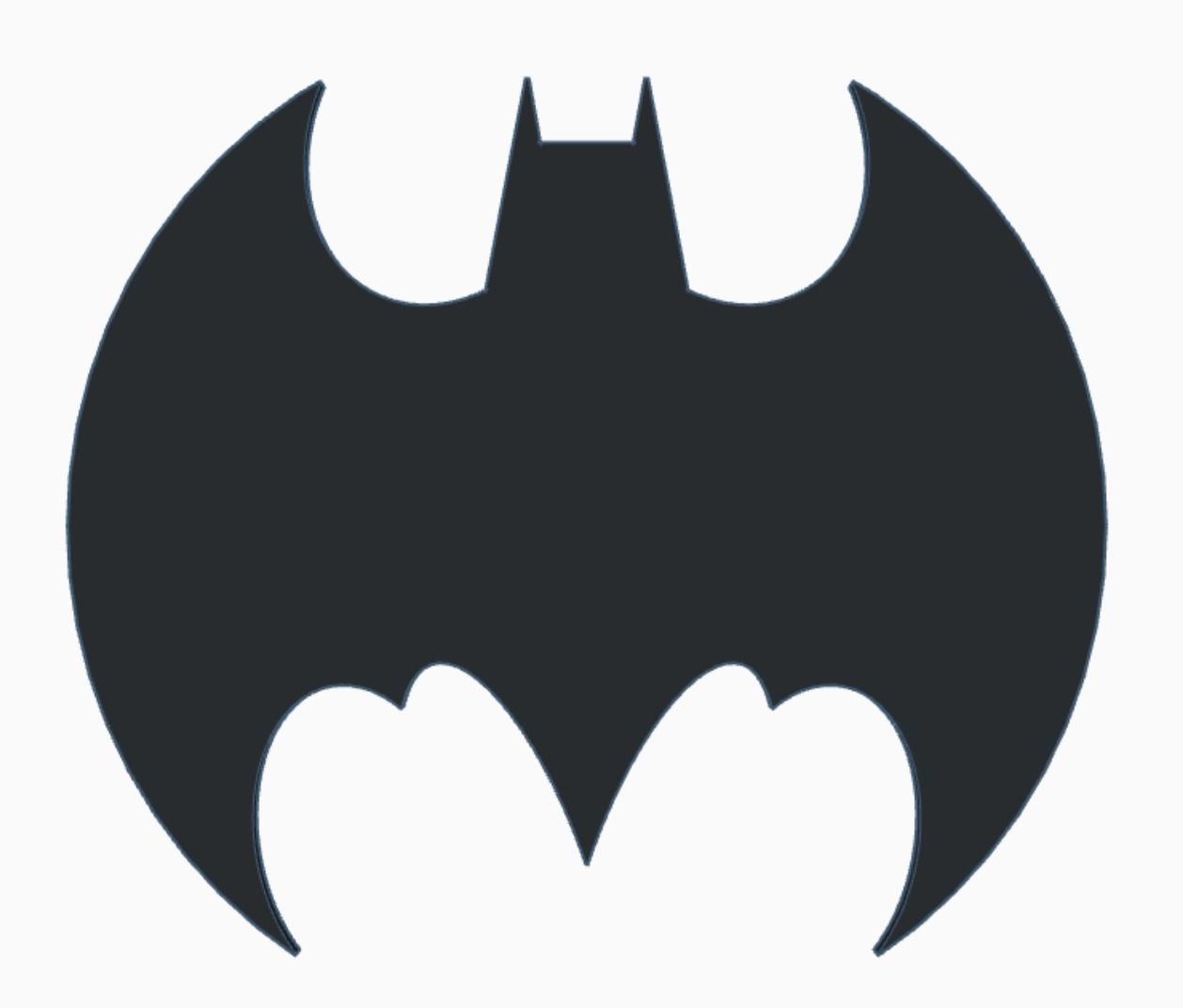 Batman the Animated Series DC Collectibles Scale Bat Signal 3D print model_8